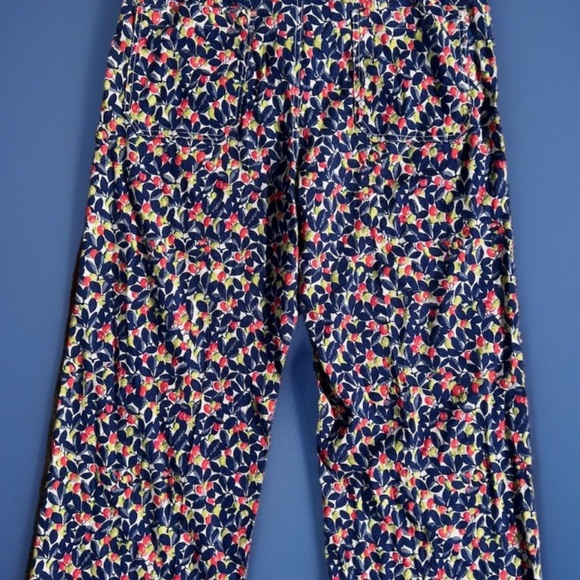 Anthropologie Maeve COLETTE WIDE LEG olives print Pants 31 Large - Picture 2 of 8